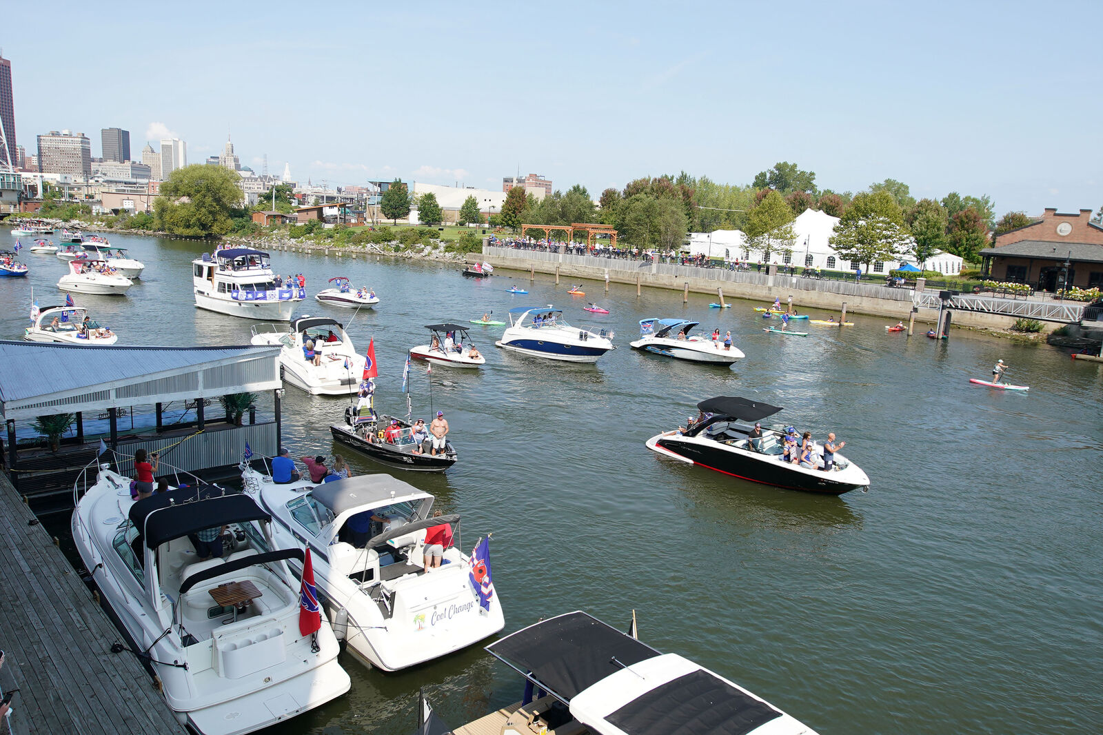 Bills Mafia Boat Parade